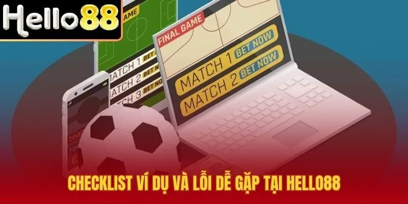 Kèo thẻ phạt với checklist dữ liệu và lỗi thường gặp