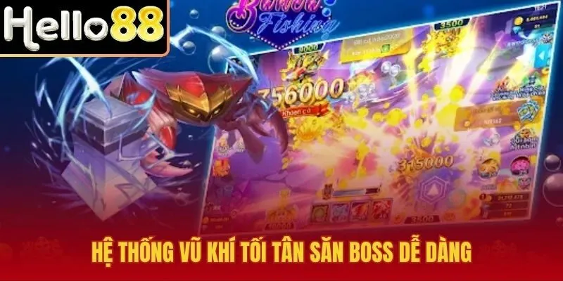 Kho vũ khí tối tân chinh phục đại dương bắn cá Hello88