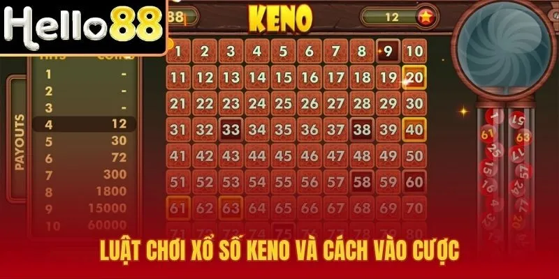 Luật xổ số Keno cùng chọn số và vào cược gọn