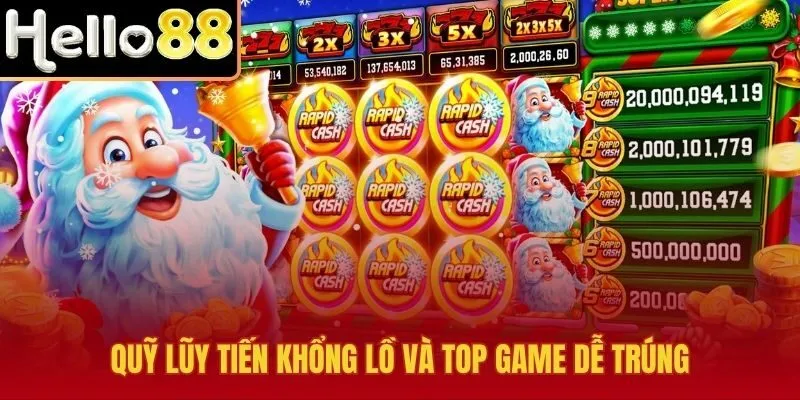 Quỹ thưởng nổ hũ lũy tiến cùng danh sách trò chơi hấp dẫn